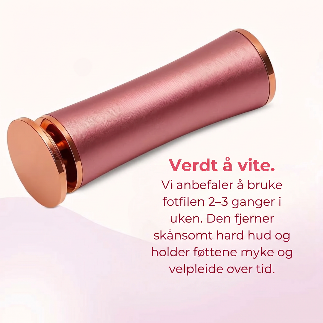 Elektrisk fotfil mot hard hud – myke føtter hjemme